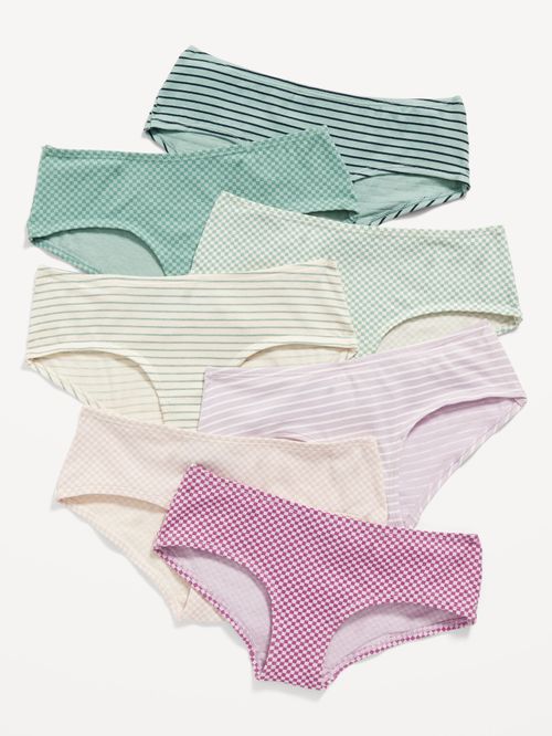 Paquete de 7 calzones Hipster Old Navy para niña