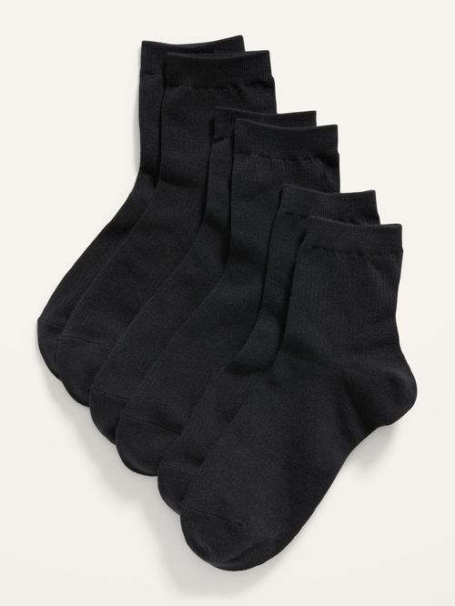 Pack de 3 Calcetines Quarter Crew para mujer Old Navy