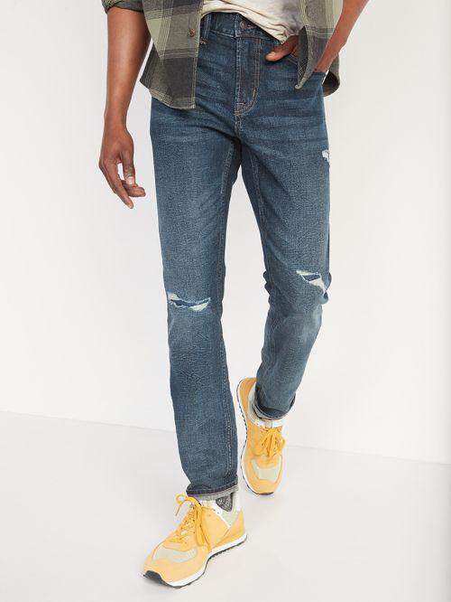 Jeans Old Navy Skinny Built-In Flex Ripped para Hombre