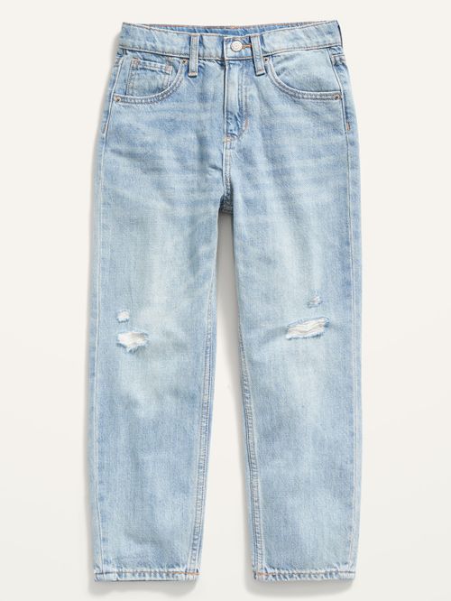 Jeans Old Navy High-Waisted Slouchy Straight Built-In Tough para Niña