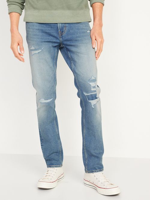 Jeans Old Navy Slim Built-In-Flex Ripped para Hombre