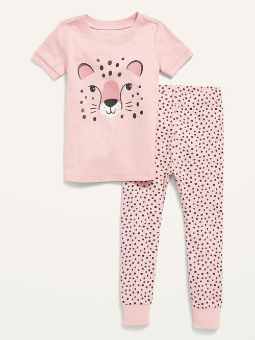 Pijama unisex estampado para niños y bebés