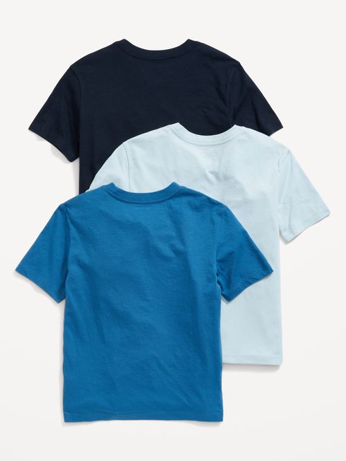 Pack de 3 playeras de manga corta súper suaves Old Navy para Niño