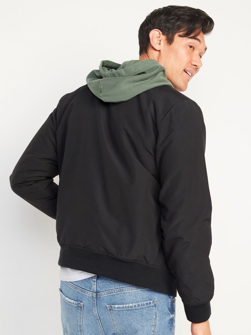 Chamarra bomber con cierre resistente al agua Old Navy para hombre