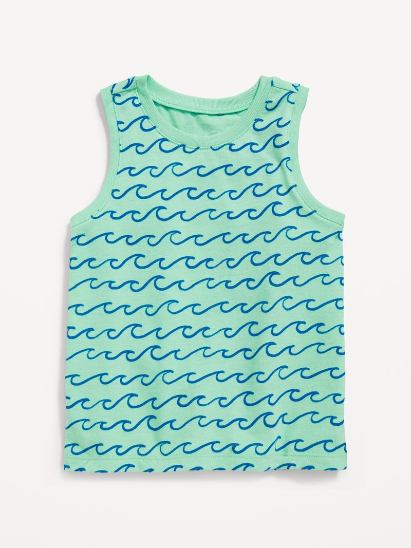 Playera sin mangas tipo tank estampada Old Navy para Nino