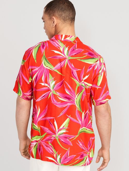 Camisa de manga corta estampada Old Navy para Hombre