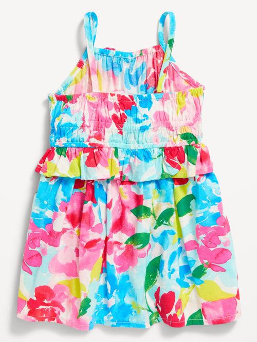Vestido sin mangas con volantes estampado Old Navy para Bebé