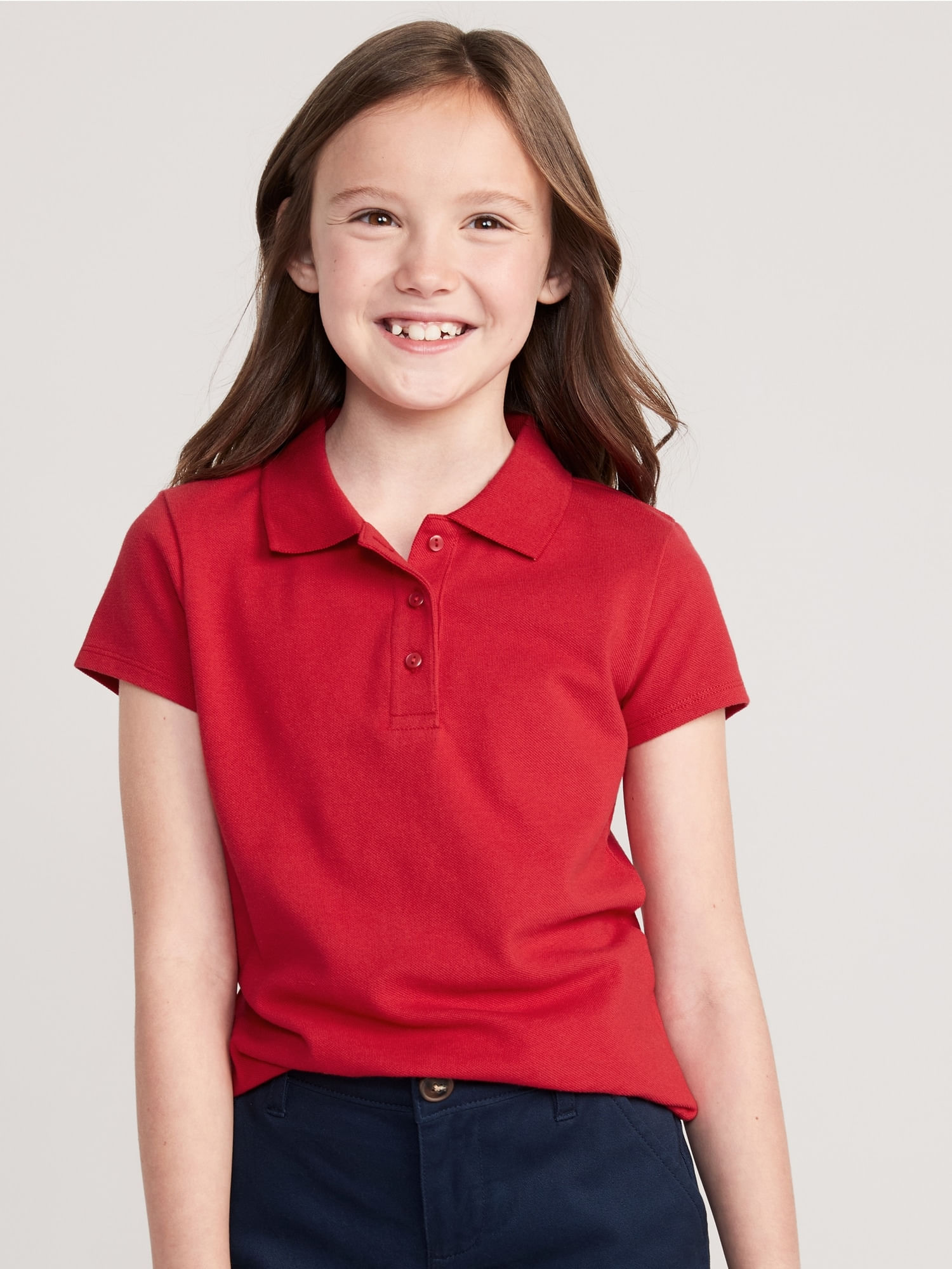 Polo de piqué flexible incorporado Old Navy para Niña | Old Navy - Old