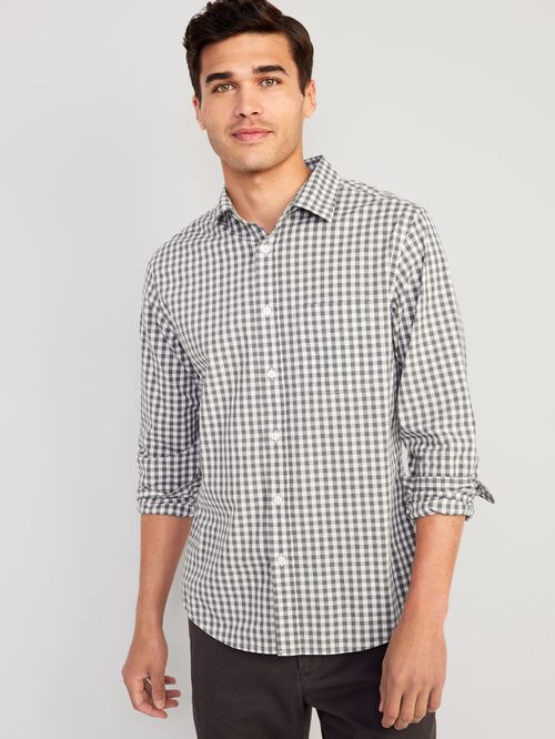 Camisa Regular-Fit-Built-in Flex Old Navy para Hombre