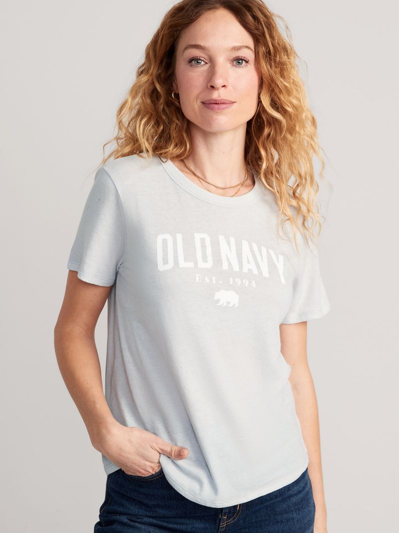 Playera de manga corta EveryWear con logo Old Navy para Mujer