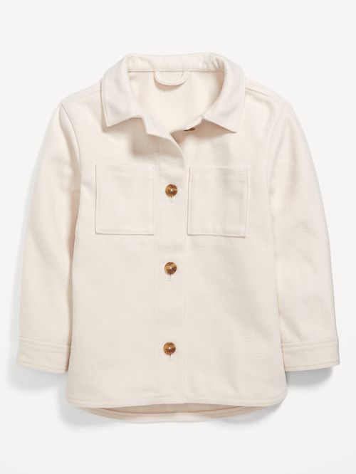 Chamarra oversized con bolsillos frontales Old Navy para Nina