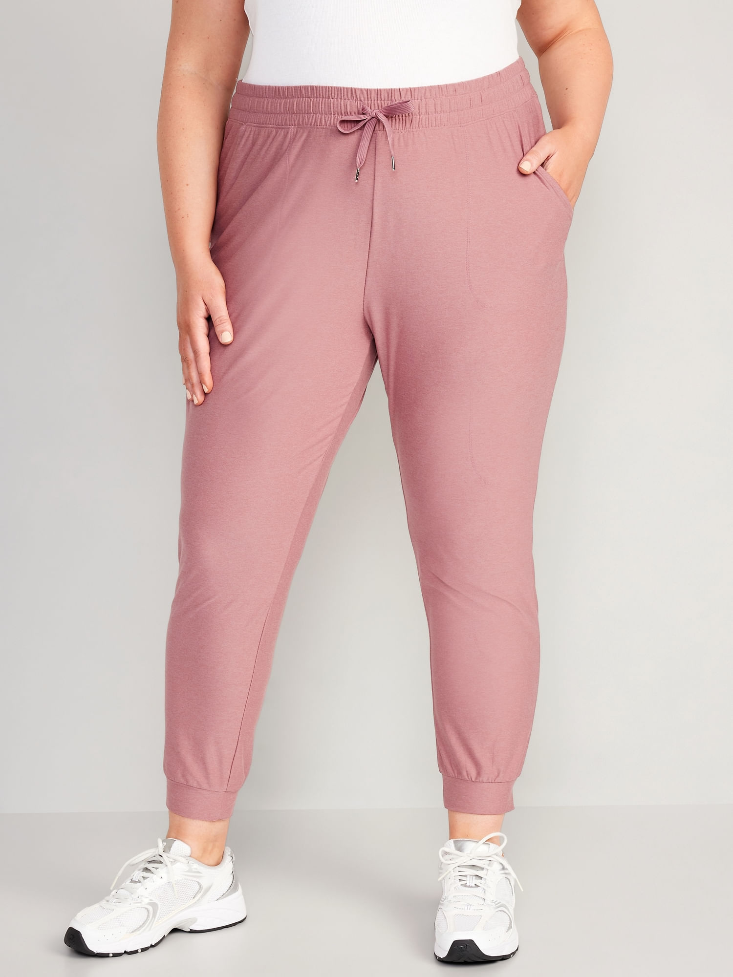 Old Navy Mid-Rise Cloud 94 Soft Ankle Jogger Pants for Women