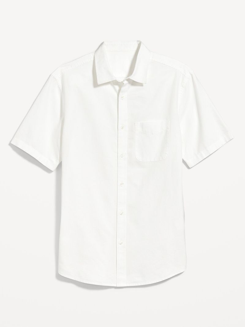 Camisa-de-manga-corta-Oxford-Old-Navy-para-Hombre-579752-000