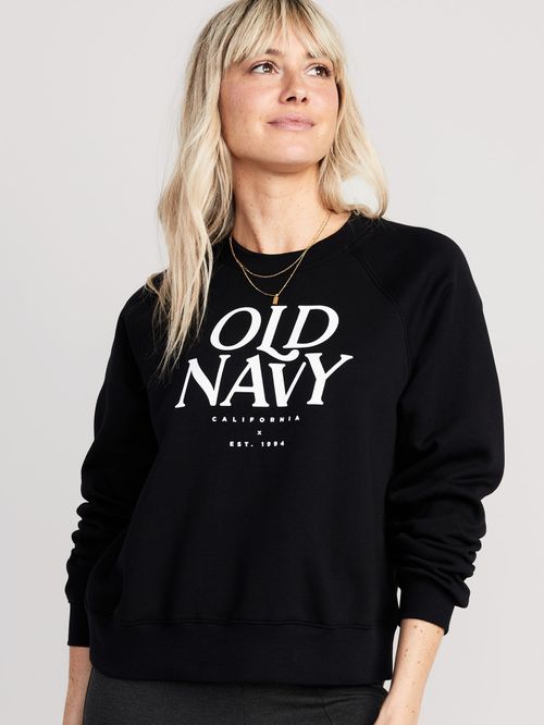 Sudadera de fleece con Logo old Navy para Mujer