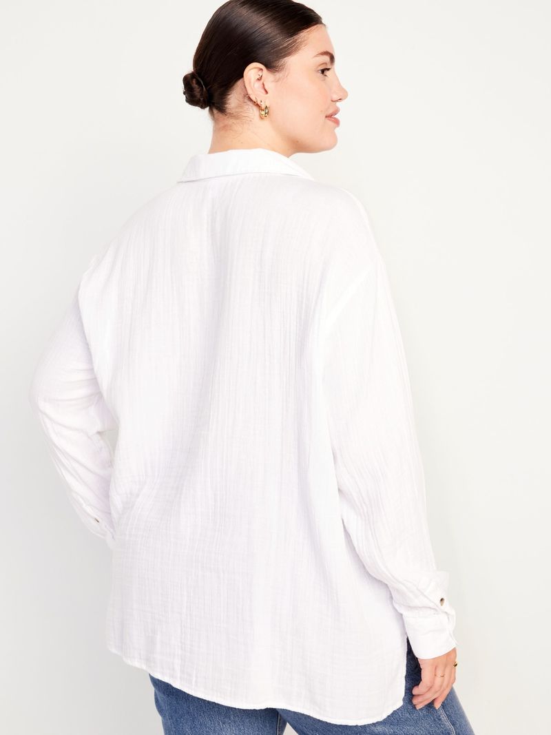 Camisa-de-manga-larga-de-gasa-Old-Navy-para-Mujer-857091-002