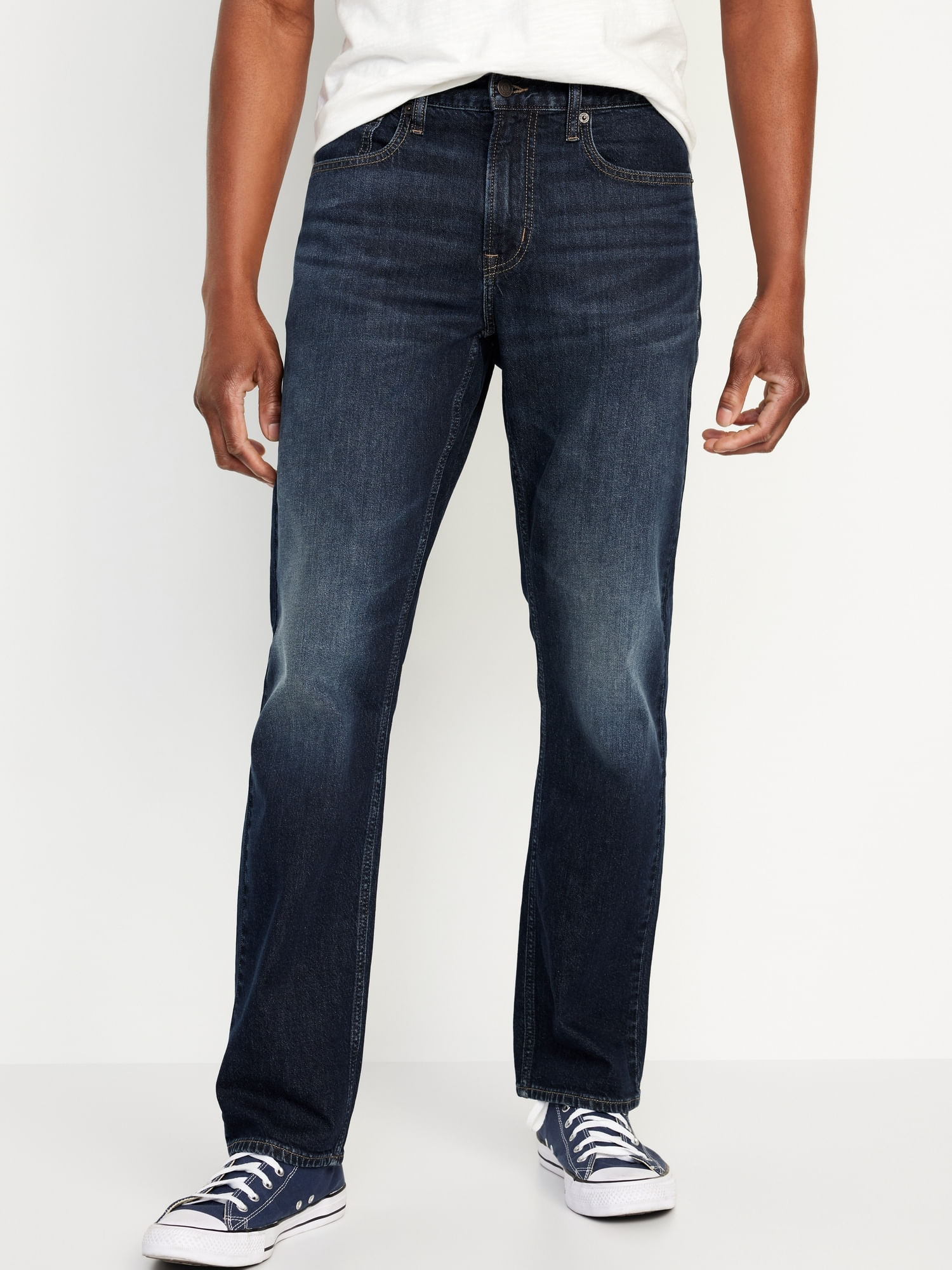 Jeans Straight Built-In Flex Old Navy para Hombre