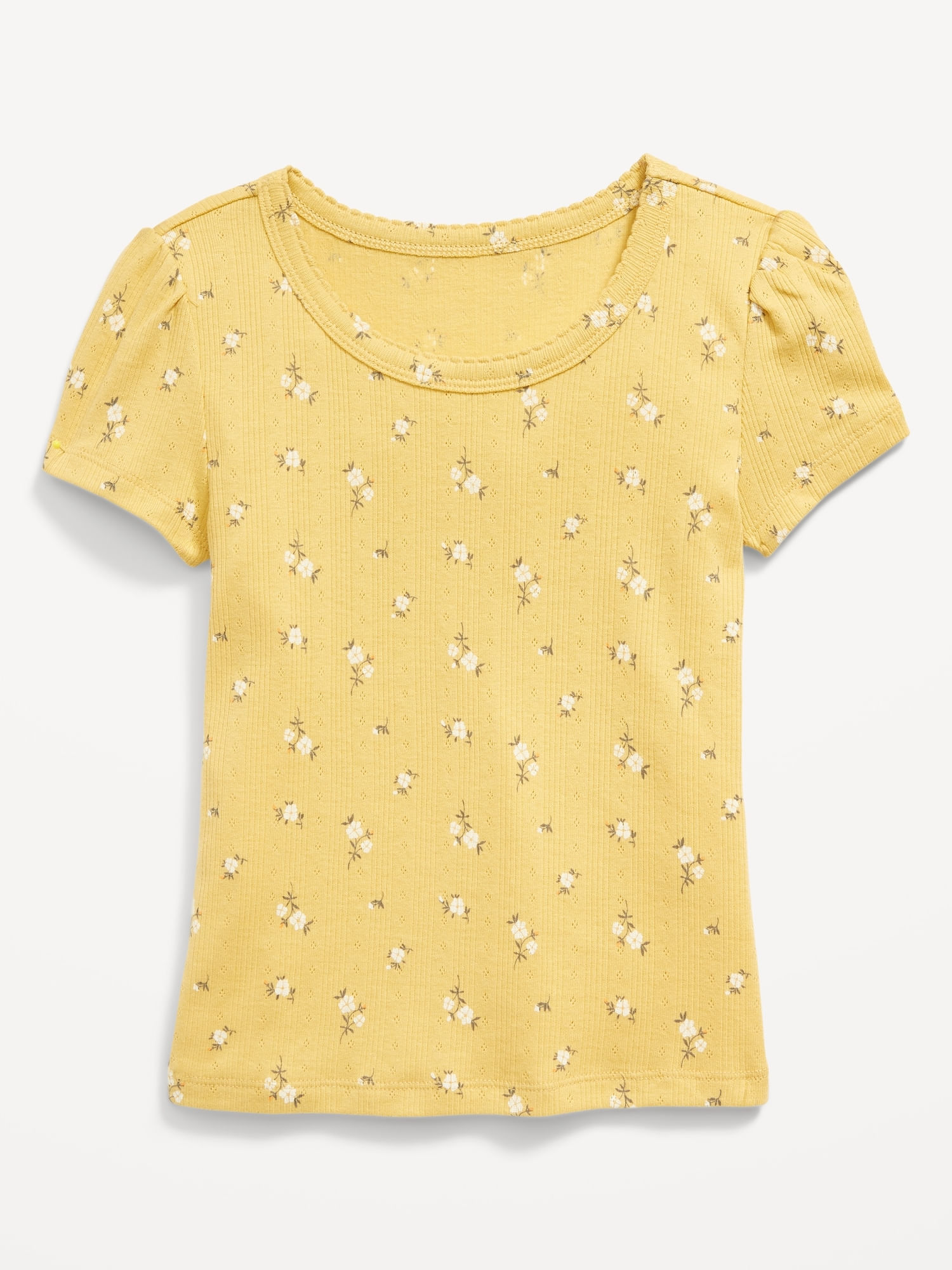 Las mejores ofertas en Manga corta Amarillo Old Navy Girls Tops, camisas y  camisetas para Niñas