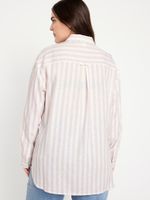 Camisa-de-manga-larga-de-mezcla-de-lino-Old-Navy-para-Mujer-856131-000