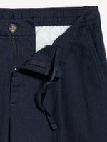 Pantalones-Loose-Taper-de-mezcla-de-lino-Old-Navy-para-Hombre-845048-004