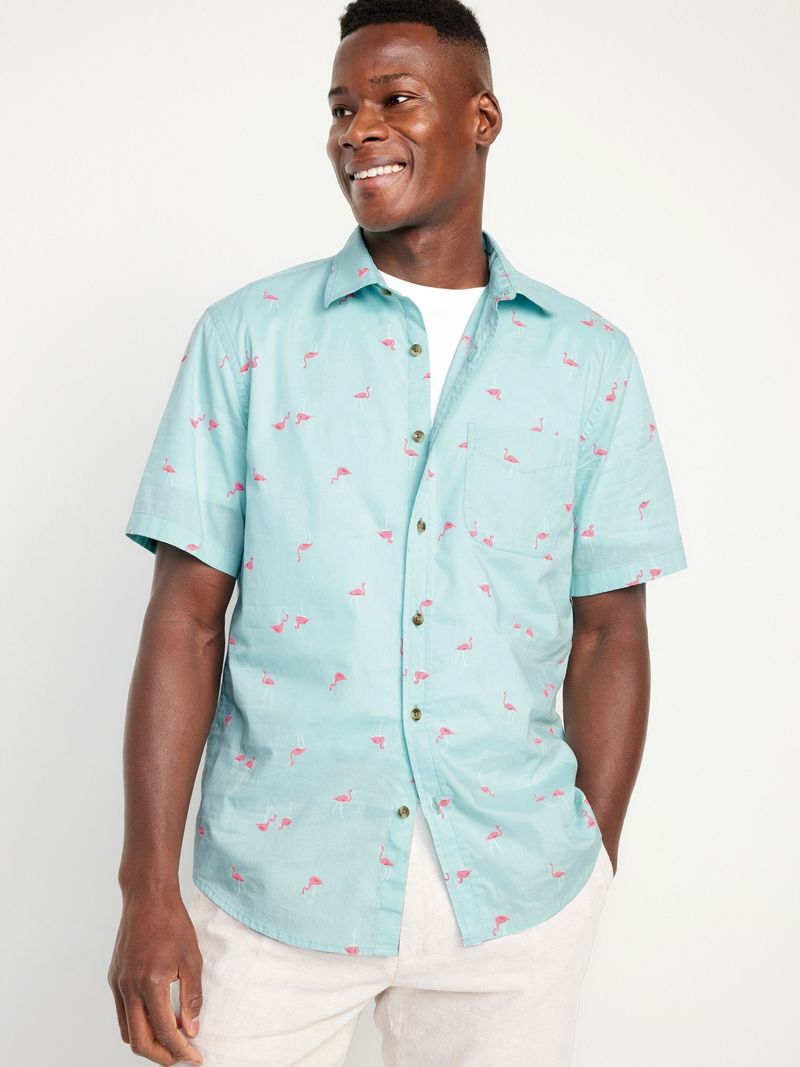 Camisa Classic Fit Everyday de manga corta Old Navy para Hombre