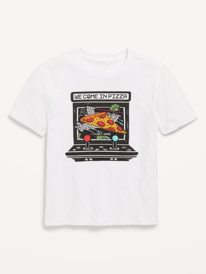 Playera manga corta con grafico al frente para nino Old Navy