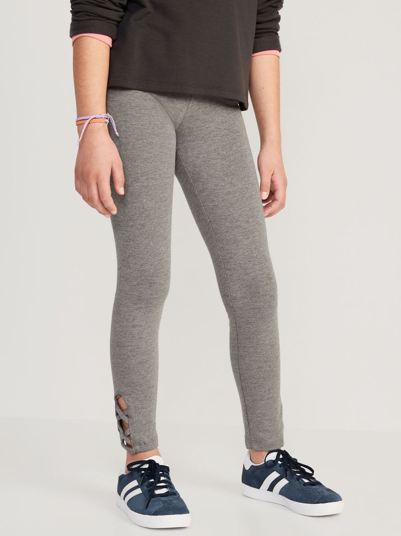 Leggings largos con detalle en tobillo Old Navy para Nina