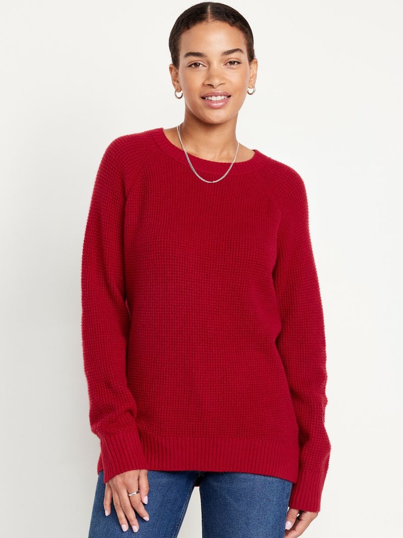 Sueter de tejido abierto tacto suave Old Navy para mujer