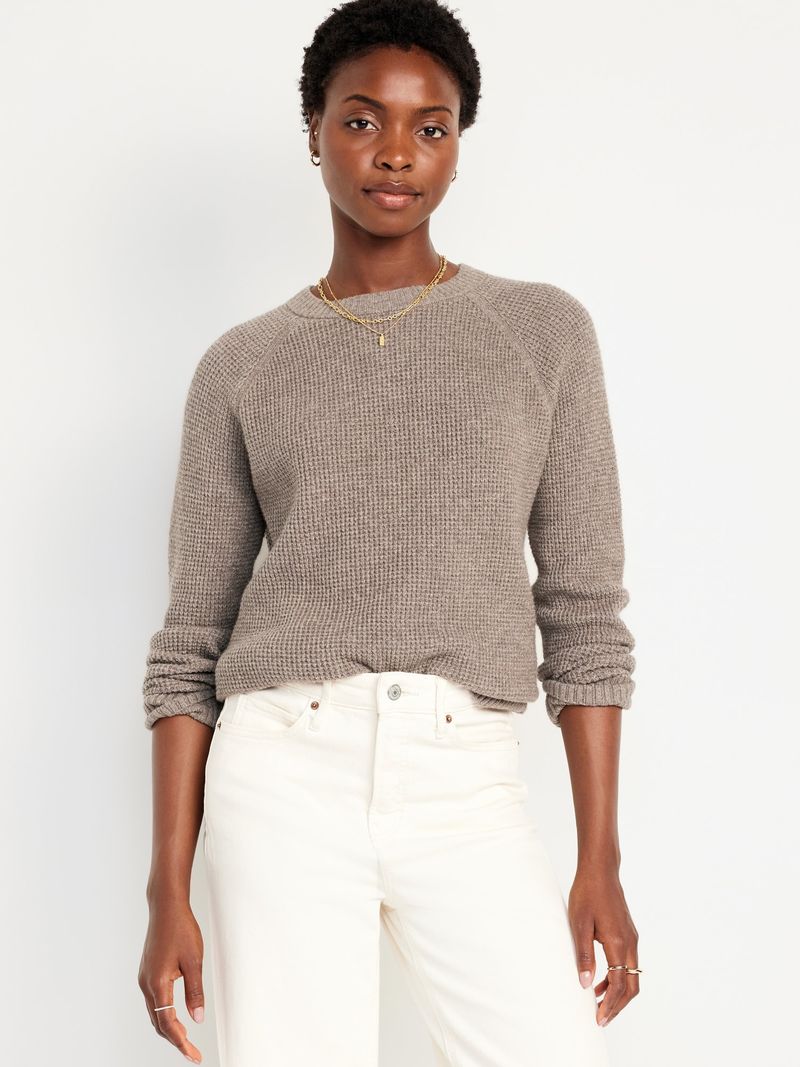 Sueter de tejido abierto tacto suave Old Navy para mujer