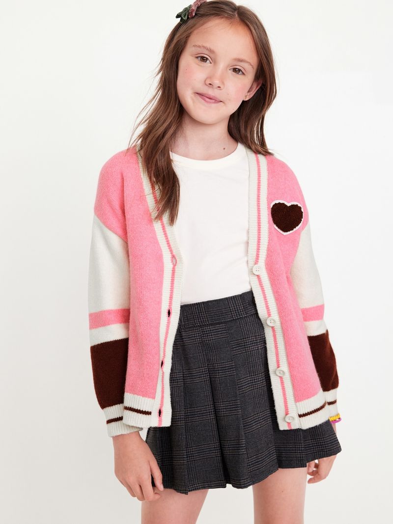 Pink cardigan old navy hotsell