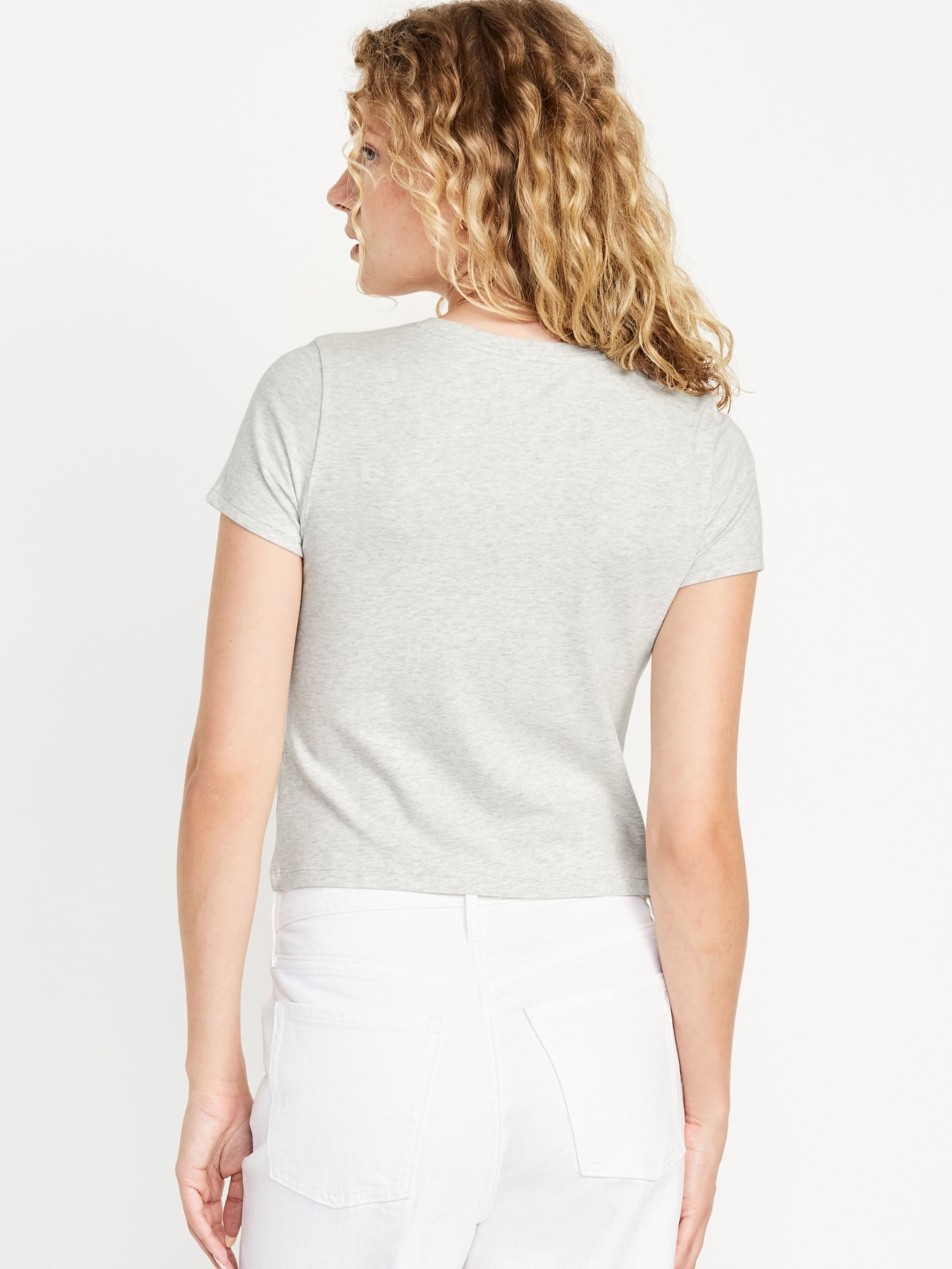 Playera Bestee cuello redondo manga corta Old Navy para mujer | Old ...