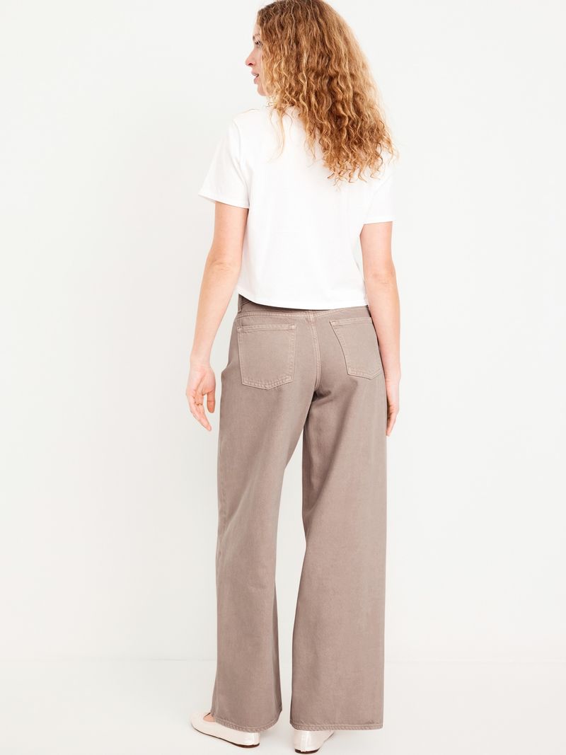 Jeans Mid Rise Baggy Wide Leg Old Navy para mujer Old Navy Old Navy MX