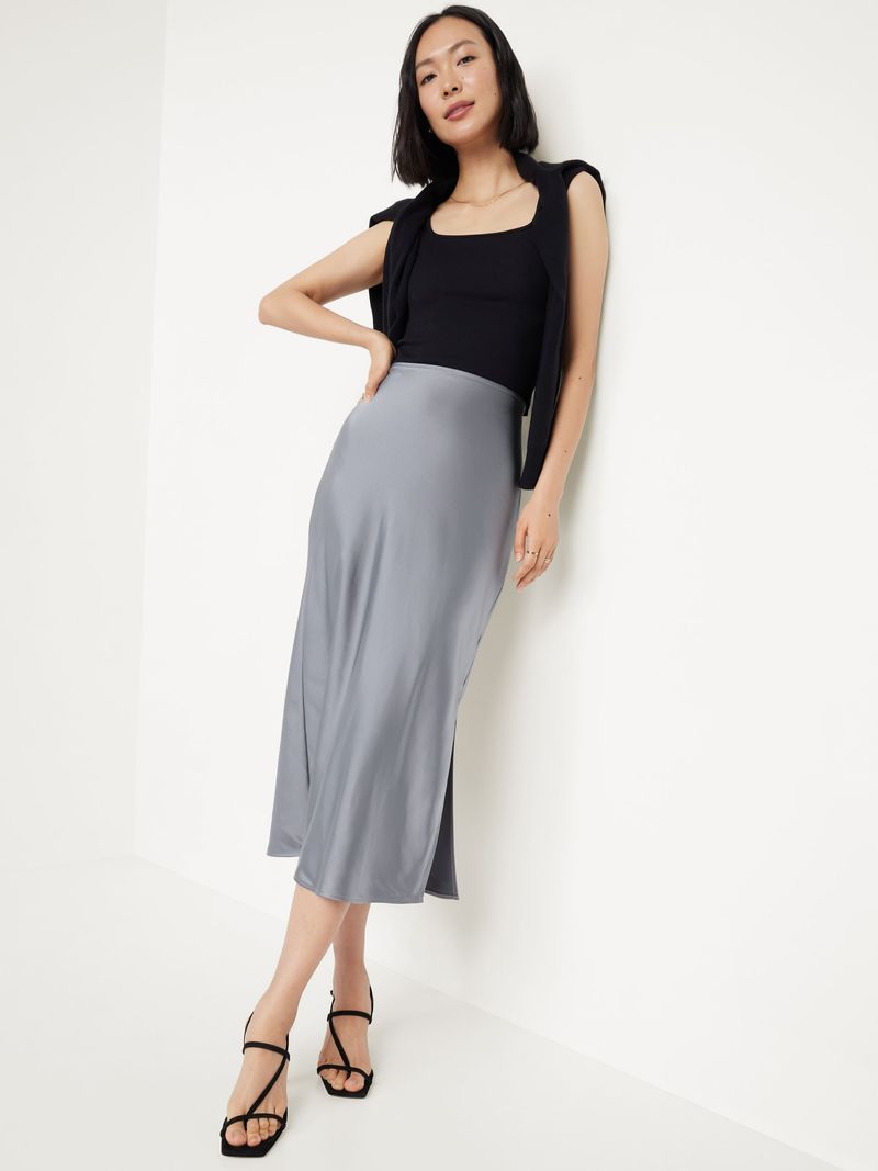Grey skirt old navy sale