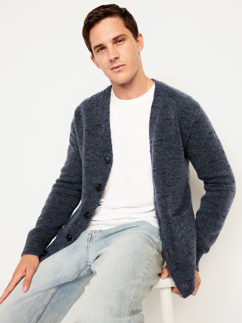 Sueter Space Dye Cardigan Old Navy para hombre