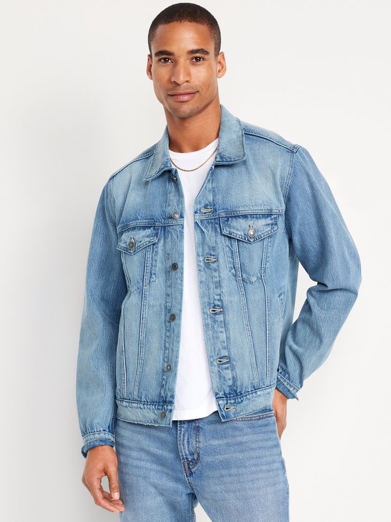 Chamarra trucker de mezclilla para hombre Old Navy