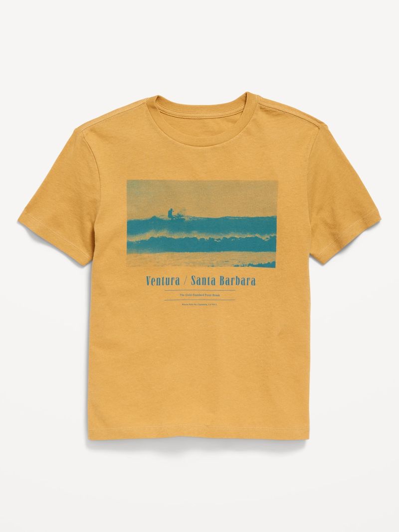 Playera Cuello Redondo Playera Naranja NiÃ±o Playera Cuello