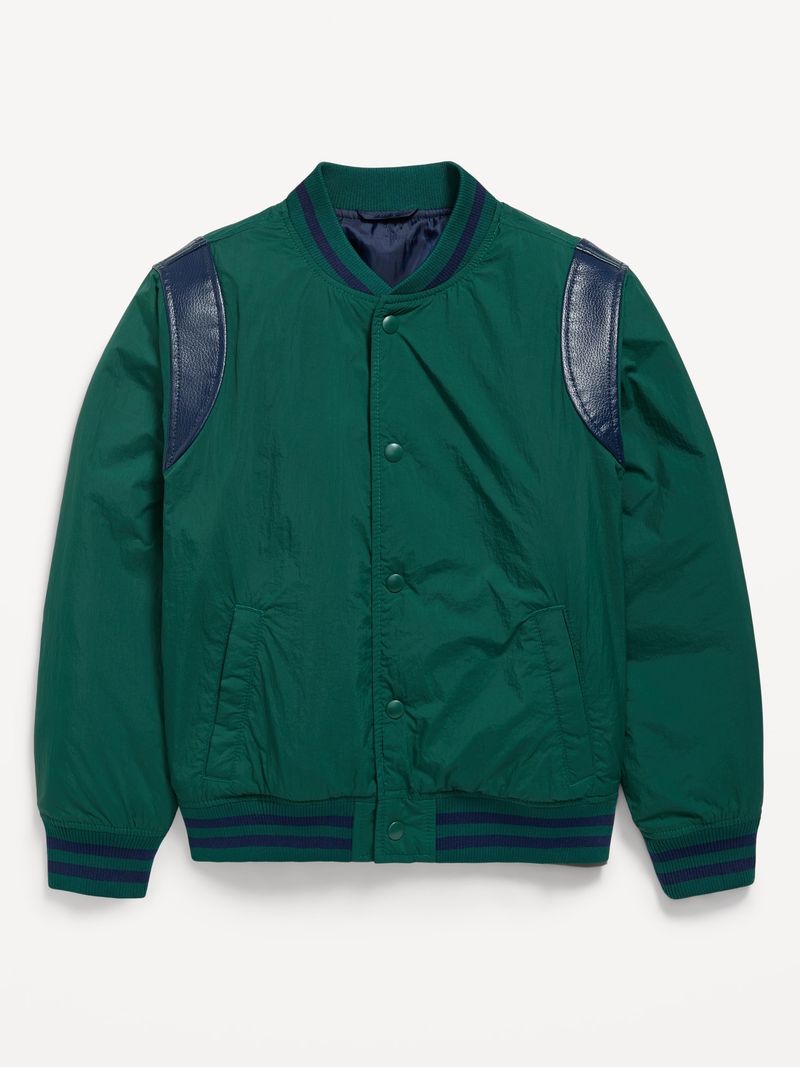 Chamarra tipo bomber estilo vintage resistente al agua para niño Old Navy