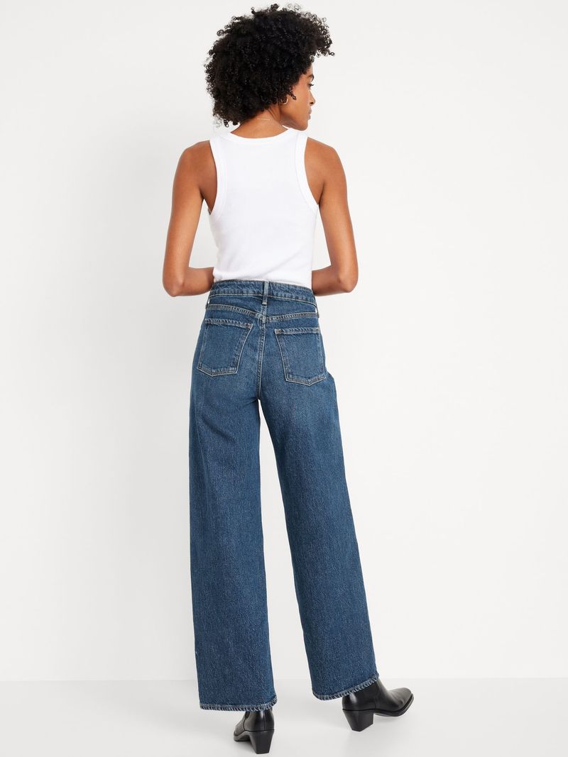 Sky Hi Old Navy Extra Long Jeans Extra High-Waisted Wide-Leg Jeans