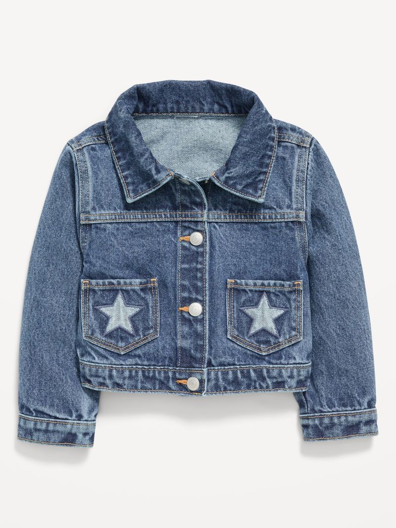Chamarra de mezclilla para toddler niña Old Navy