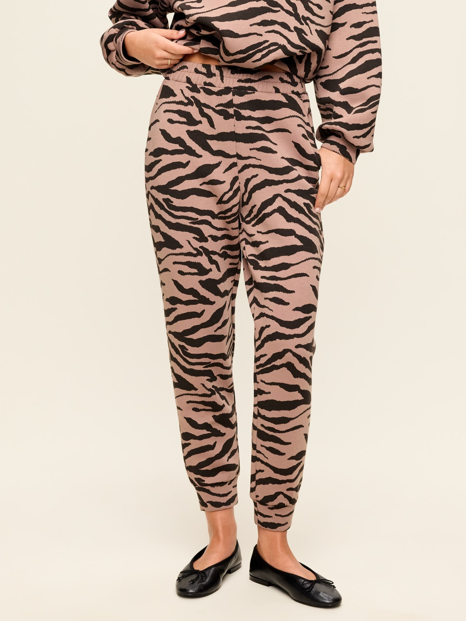 Pantalón deportivo jogger de Bounce Fleece High-Waisted