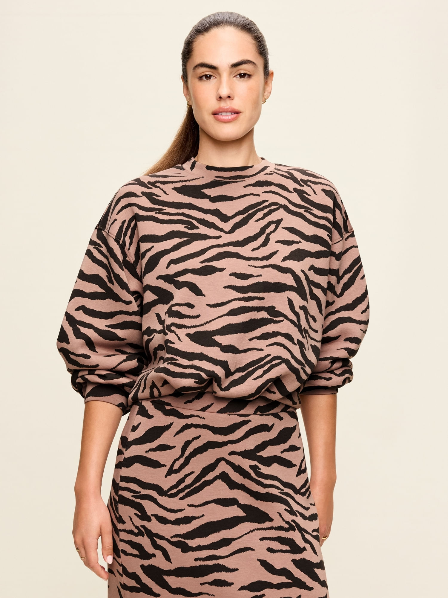 Sudadera Bounce Fleece con dobladillo tipo burbuja