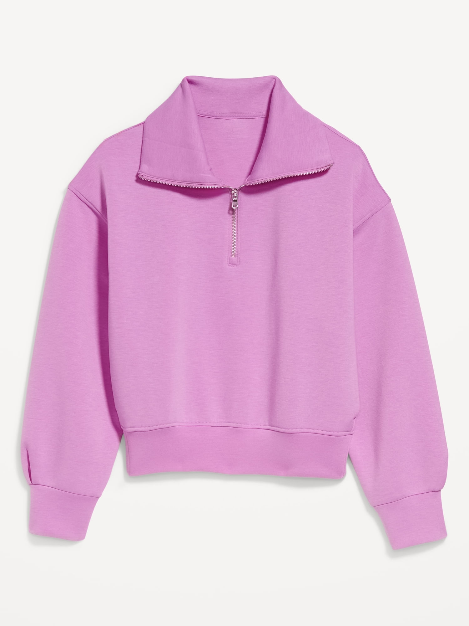 Sudadera Bounce Fleece tipo pullover con medio cierre